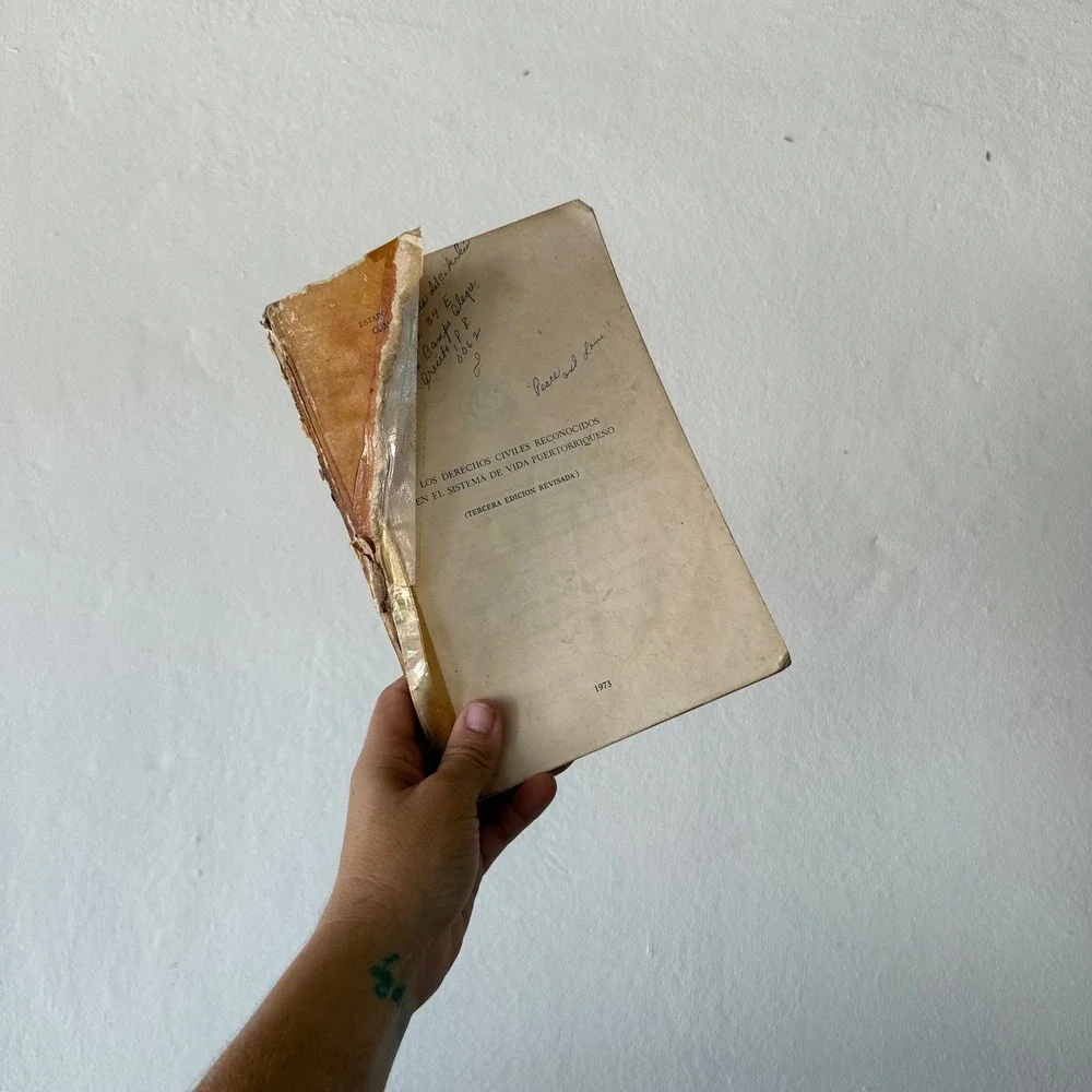Los Derechos Civiles Reconocidos en el Sistema de Vida Puertorriqueño 1973 Book